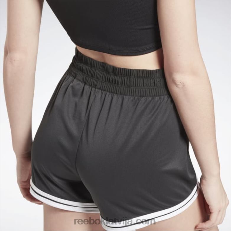 treniņam gatavi daudzstāvu šorti sievietes 0T464412 Reebok nakts melns