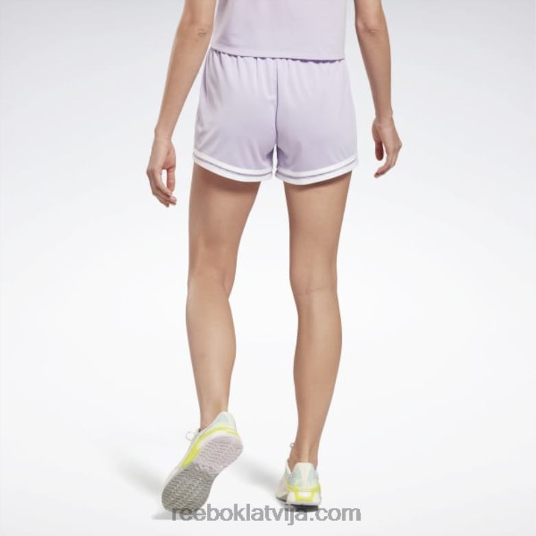 treniņam gatavi daudzstāvu šorti sievietes 0T464632 Reebok violeta oāze