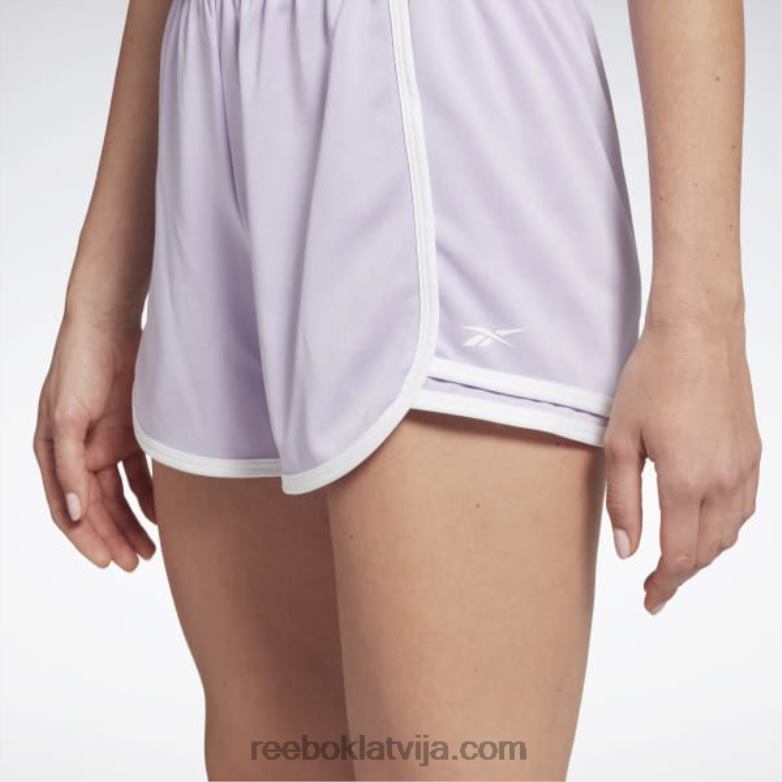 treniņam gatavi daudzstāvu šorti sievietes 0T464632 Reebok violeta oāze