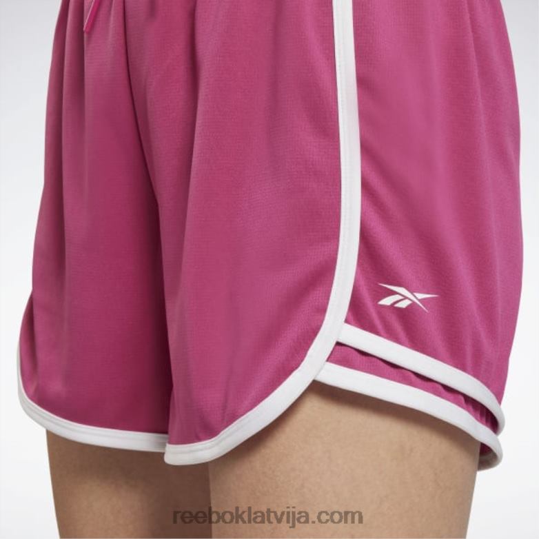 treniņam gatavi daudzstāvu šorti sievietes 0T464788 Reebok daļēji lepni rozā