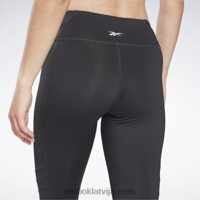 treniņam gatavi sieta legingi sievietes 0T464853 Reebok nakts melns