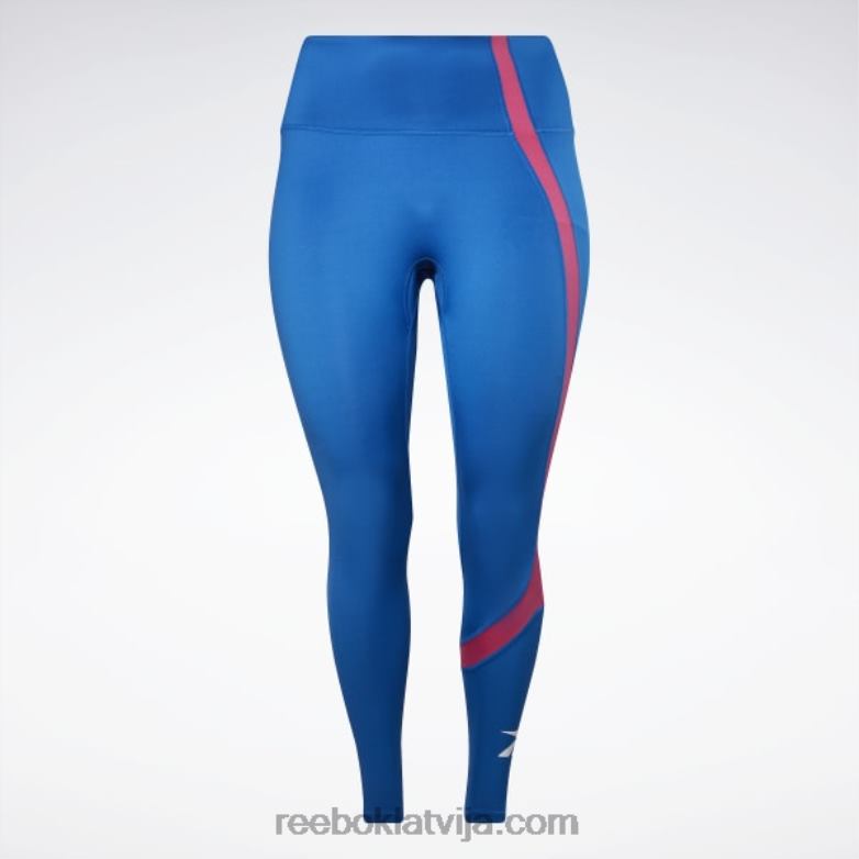 treniņam gatavi vektora legingi (plus izmēra) sievietes 0T464481 Reebok vektors zils