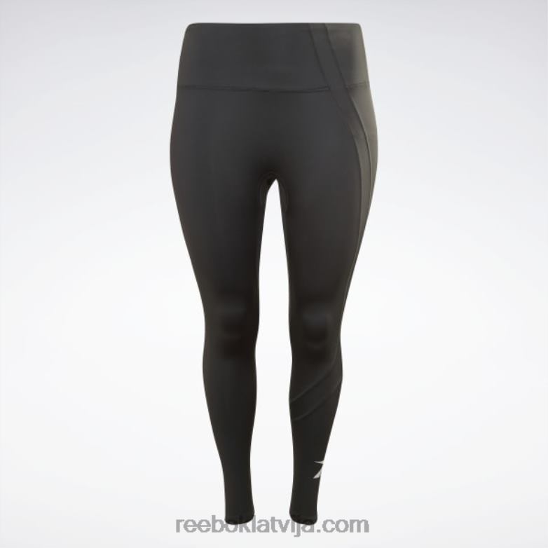 treniņam gatavi vektora legingi (plus izmēra) sievietes 0T464581 Reebok nakts melns