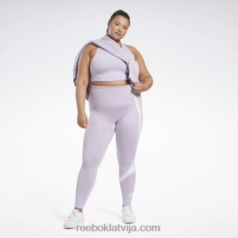 treniņam gatavi vektora legingi (plus izmēra) sievietes 0T464731 Reebok violeta oāze