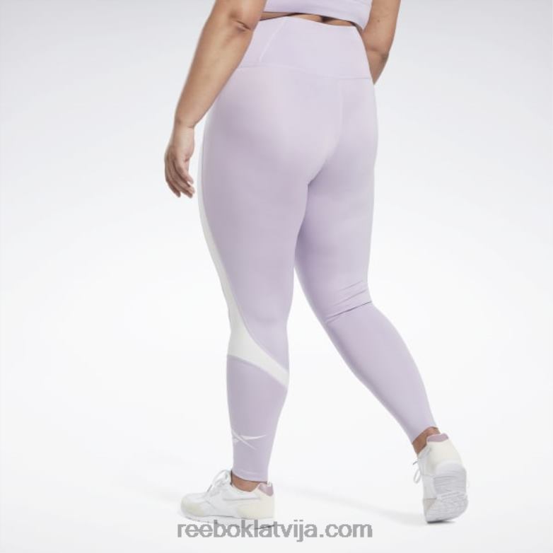 treniņam gatavi vektora legingi (plus izmēra) sievietes 0T464731 Reebok violeta oāze