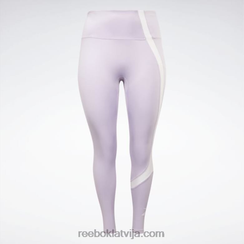 treniņam gatavi vektora legingi (plus izmēra) sievietes 0T464731 Reebok violeta oāze