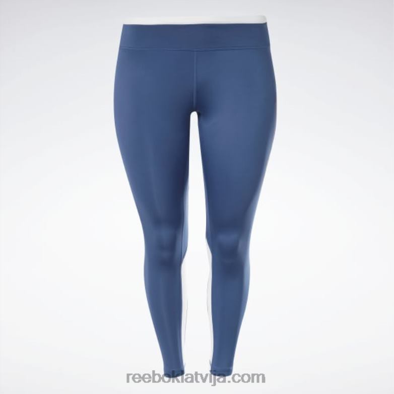 treniņam gatavi vektora legingi (plus izmēra) sievietes 0T464900 Reebok batikas zils