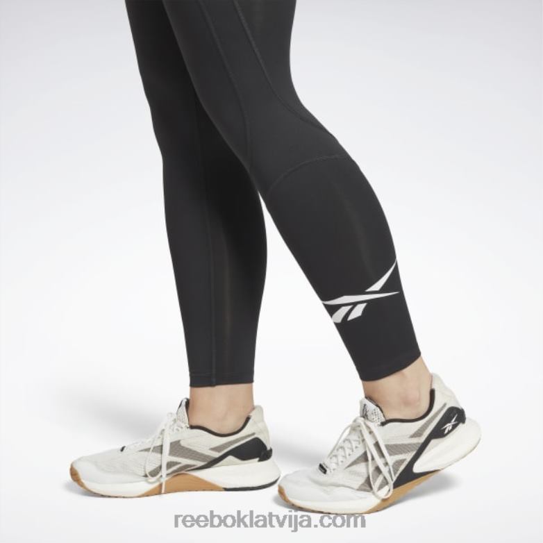treniņam gatavi vektora legingi sievietes 0T464449 Reebok nakts melns