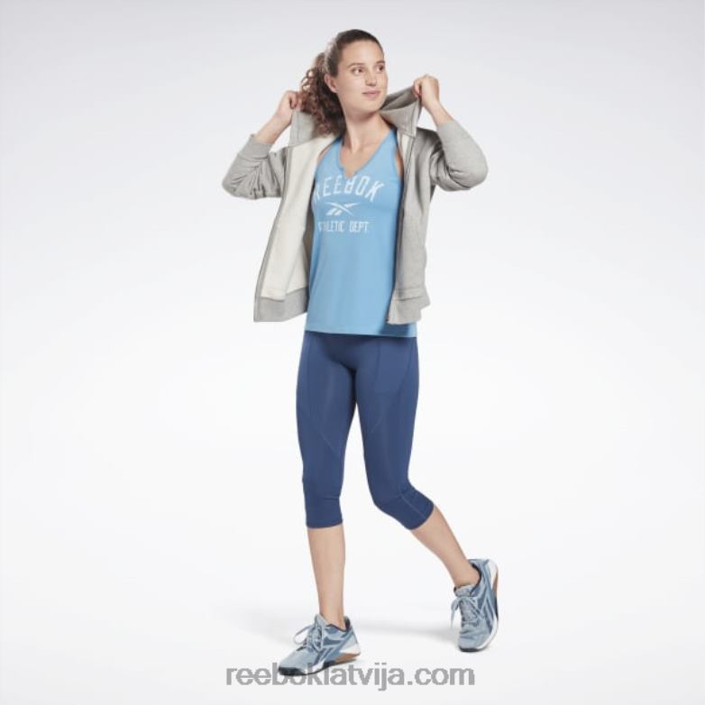 treniņam gatavs augstākās klases lielais logotips sievietes 0T464846 Reebok būtiski zils