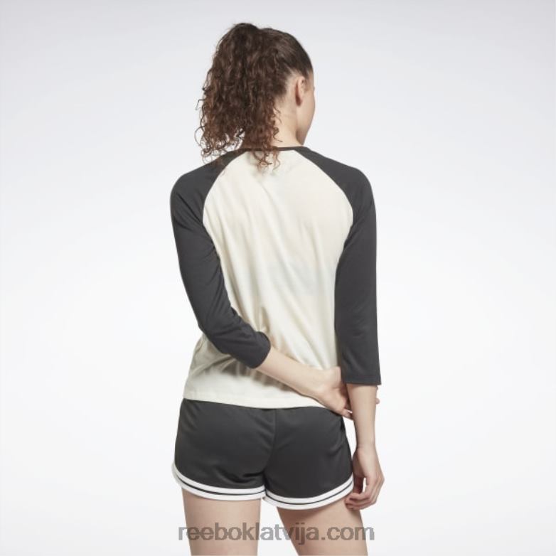 treniņam gatavs beisbola T-krekls sievietes 0T464604 Reebok klasisks balts