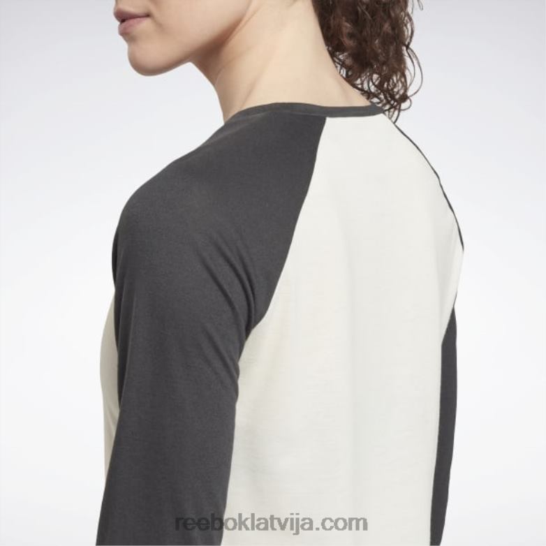 treniņam gatavs beisbola T-krekls sievietes 0T464604 Reebok klasisks balts