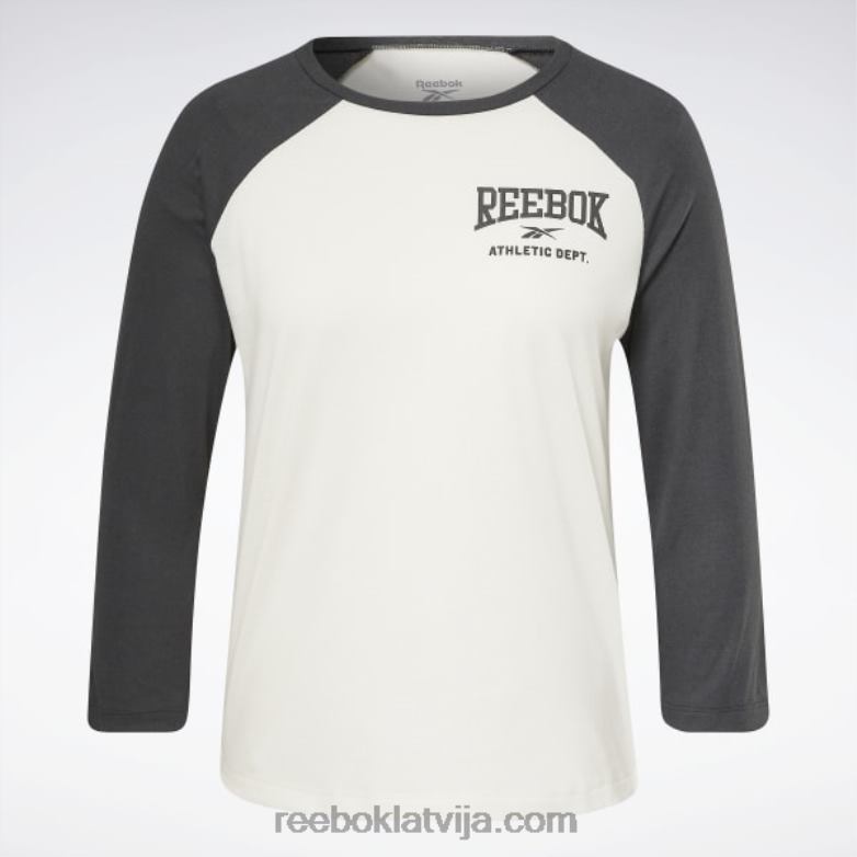 treniņam gatavs beisbola T-krekls sievietes 0T464604 Reebok klasisks balts