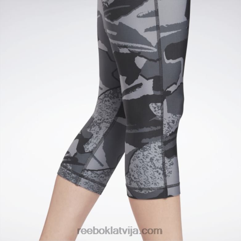 treniņam gatavs drukāts kapri0T464961 Reebok nakts melns