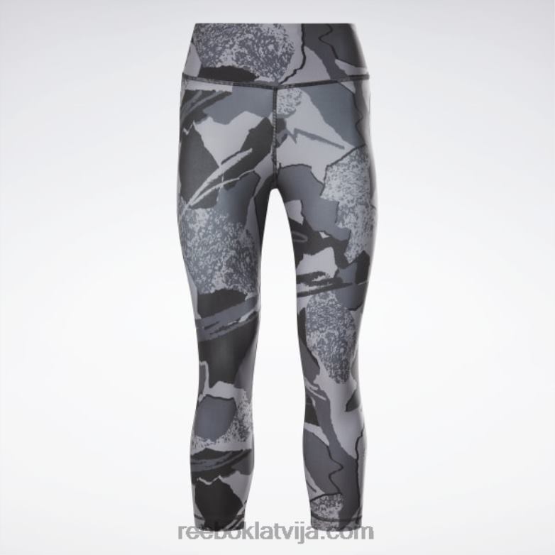 treniņam gatavs drukāts kapri0T464961 Reebok nakts melns