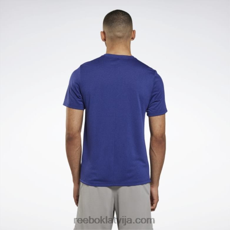 treniņam gatavs melange t-krekls vīriešiem 0T4641235 Reebok trekns violets