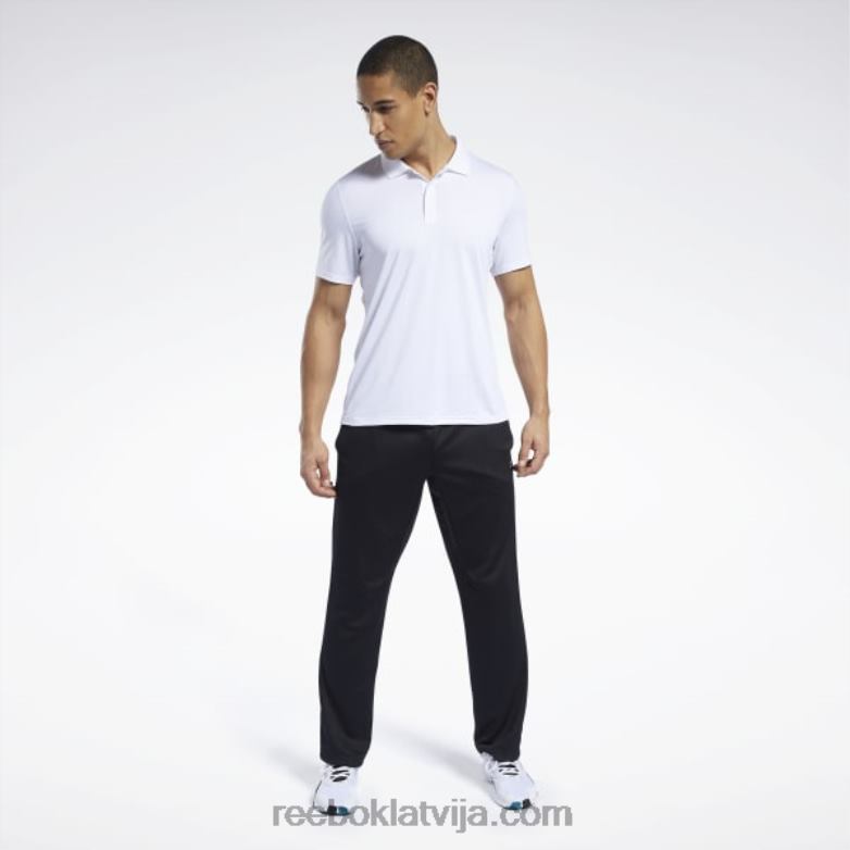 treniņam gatavs polo krekls vīriešiem 0T4641233 Reebok balts