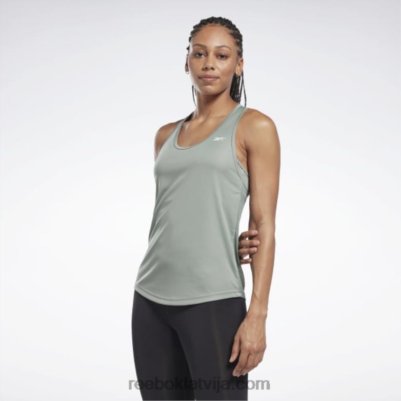 treniņam gatavs sieta aizmugures augšdaļa sievietes 0T464406 Reebok harmonija zaļa