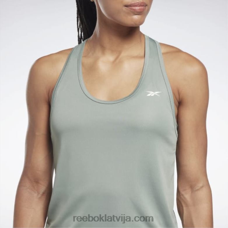 treniņam gatavs sieta aizmugures augšdaļa sievietes 0T464406 Reebok harmonija zaļa