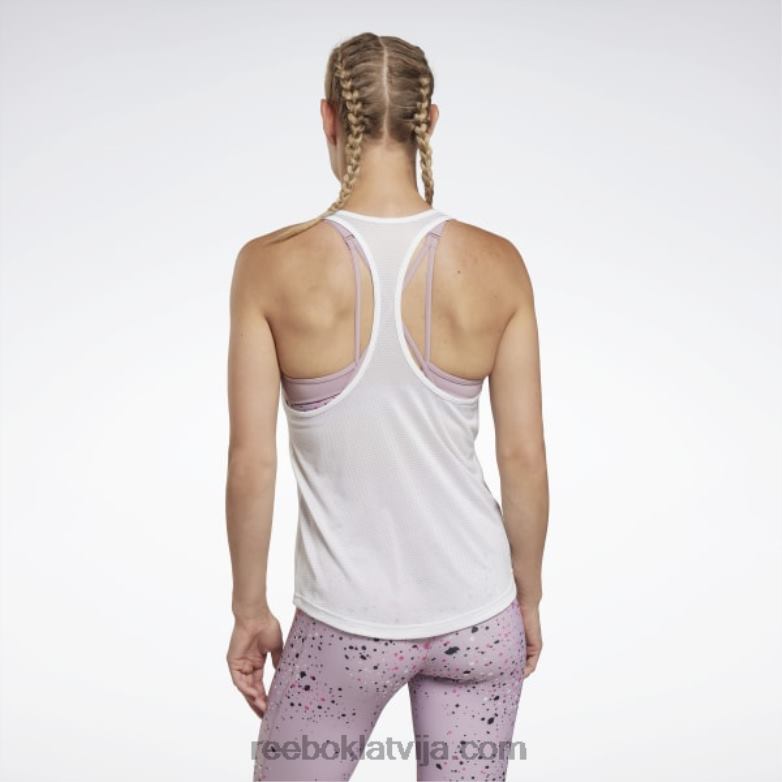 treniņam gatavs sieta aizmugures augšdaļa sievietes 0T464622 Reebok balts