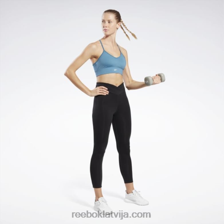 treniņam gatavs sporta krūšturis sievietes 0T464575 Reebok tēraudzils s23-r