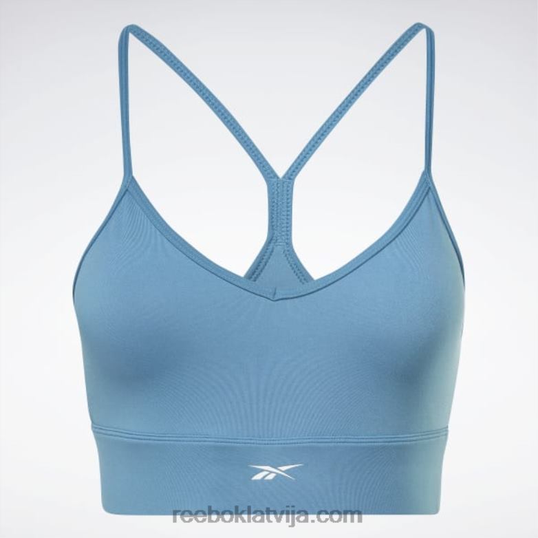treniņam gatavs sporta krūšturis sievietes 0T464575 Reebok tēraudzils s23-r