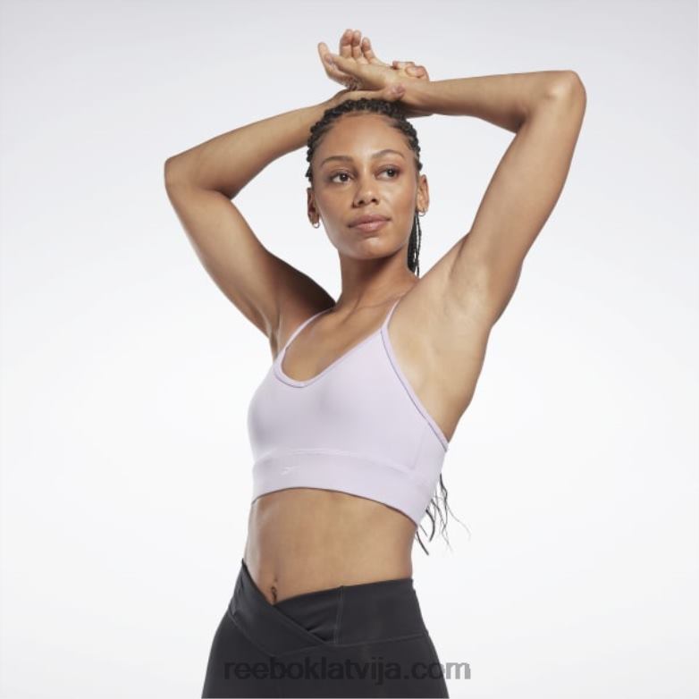 treniņam gatavs sporta krūšturis sievietes 0T464576 Reebok violeta oāze