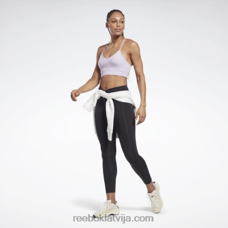treniņam gatavs sporta krūšturis sievietes 0T464576 Reebok violeta oāze