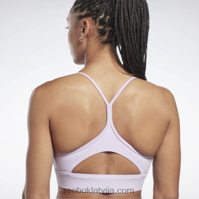 treniņam gatavs sporta krūšturis sievietes 0T464576 Reebok violeta oāze
