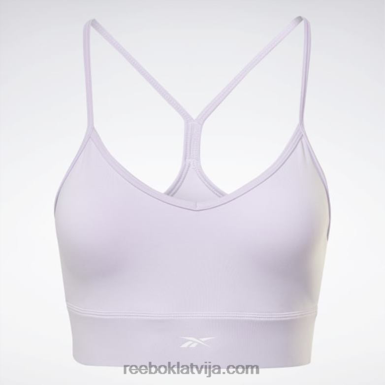 treniņam gatavs sporta krūšturis sievietes 0T464576 Reebok violeta oāze