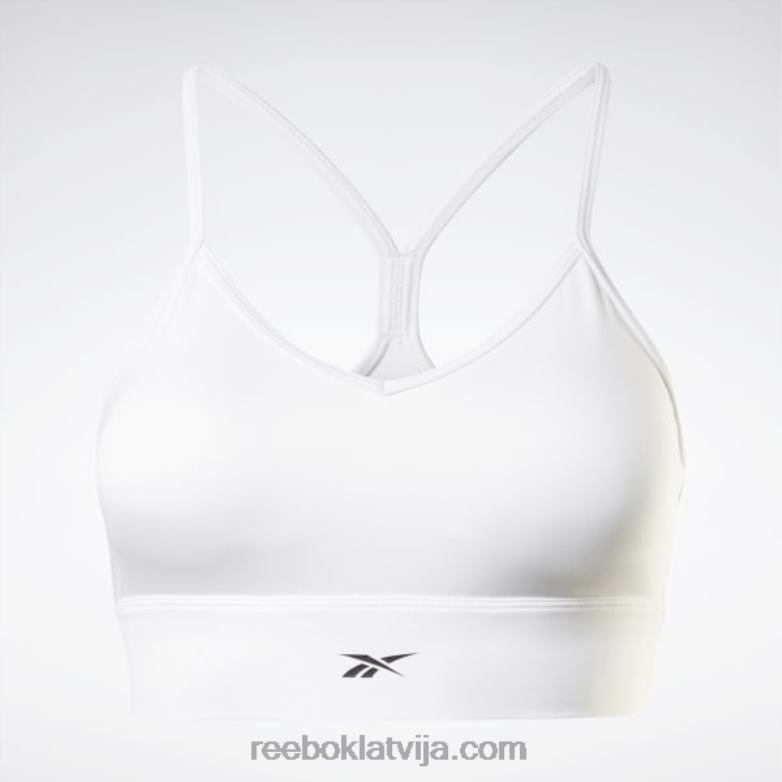 treniņam gatavs sporta krūšturis sievietes 0T464593 Reebok balts
