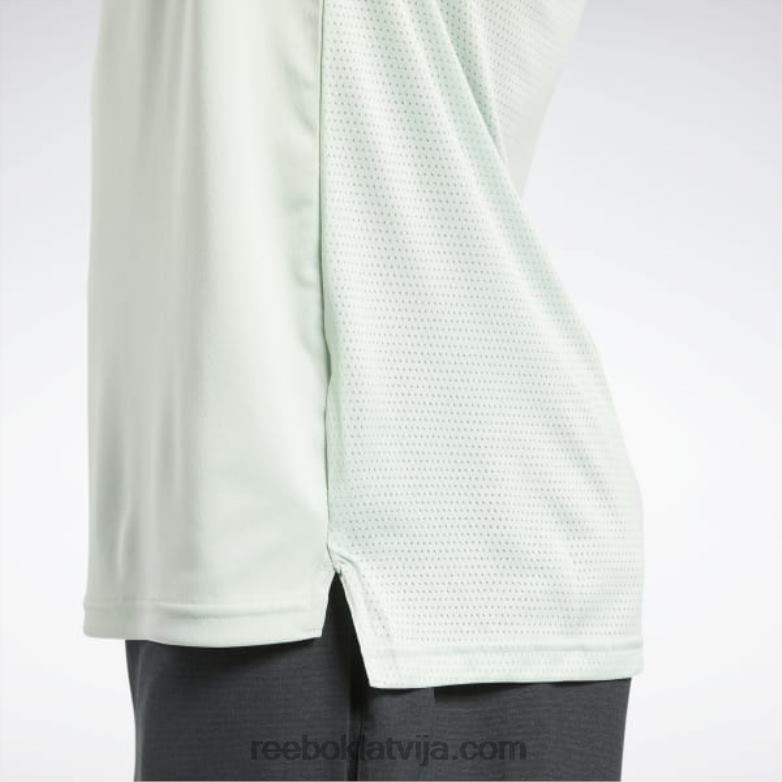 treniņam gatavs tehniskais t-krekls vīriešiem 0T4641352 Reebok gaišā salvija