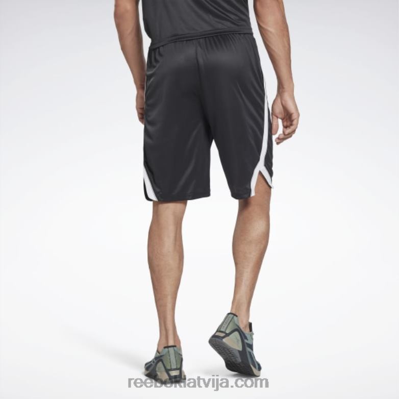 treniņiem gatavi sieta šorti vīriešiem 0T4641346 Reebok nakts melns