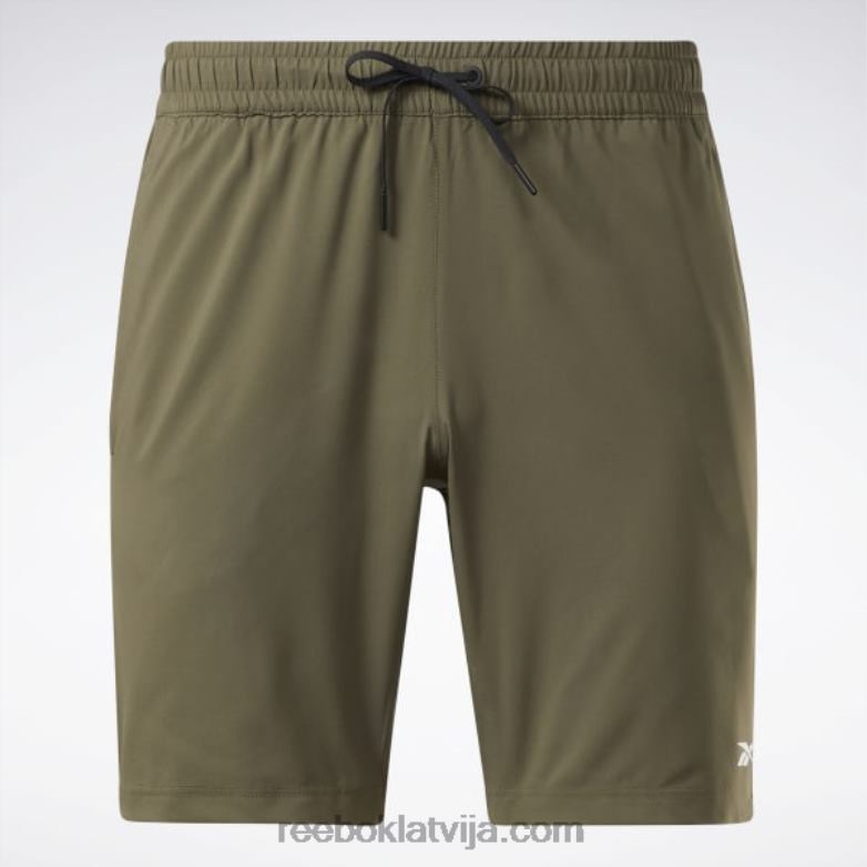 treniņiem gatavi šorti vīriešiem 0T4641106 Reebok Zaļā armija