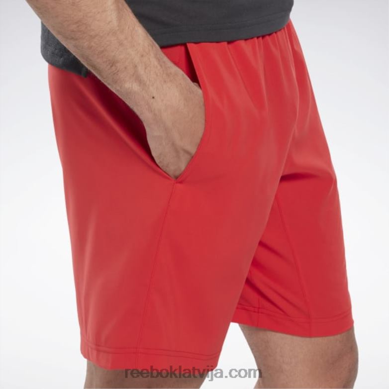 treniņiem gatavi šorti vīriešiem 0T4641135 Reebok vektors sarkans