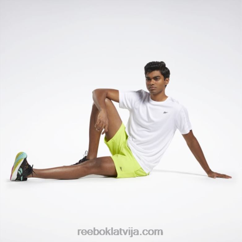 treniņiem gatavi šorti vīriešiem 0T4641157 Reebok skābs dzeltens
