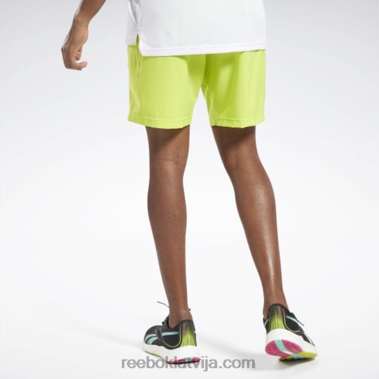 treniņiem gatavi šorti vīriešiem 0T4641157 Reebok skābs dzeltens