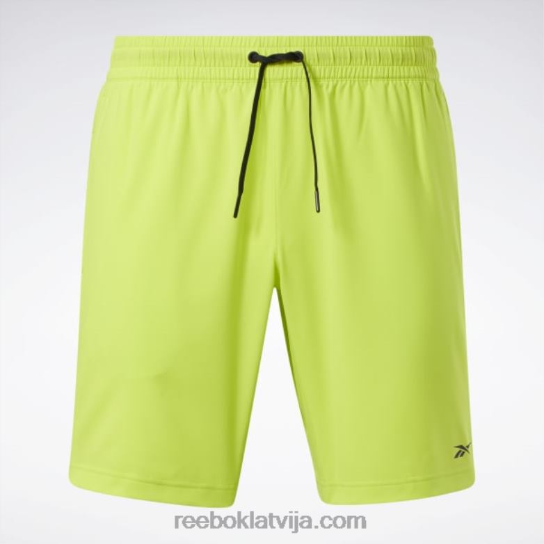 treniņiem gatavi šorti vīriešiem 0T4641157 Reebok skābs dzeltens