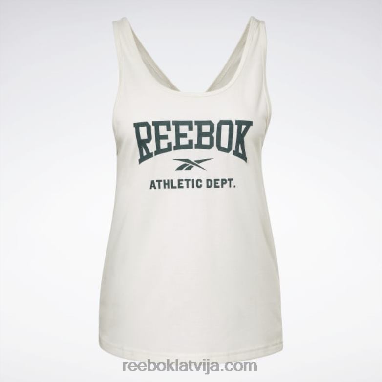 treniņiem gatavs augstākās klases grafiskais tops sievietes 0T464558 Reebok klasisks balts