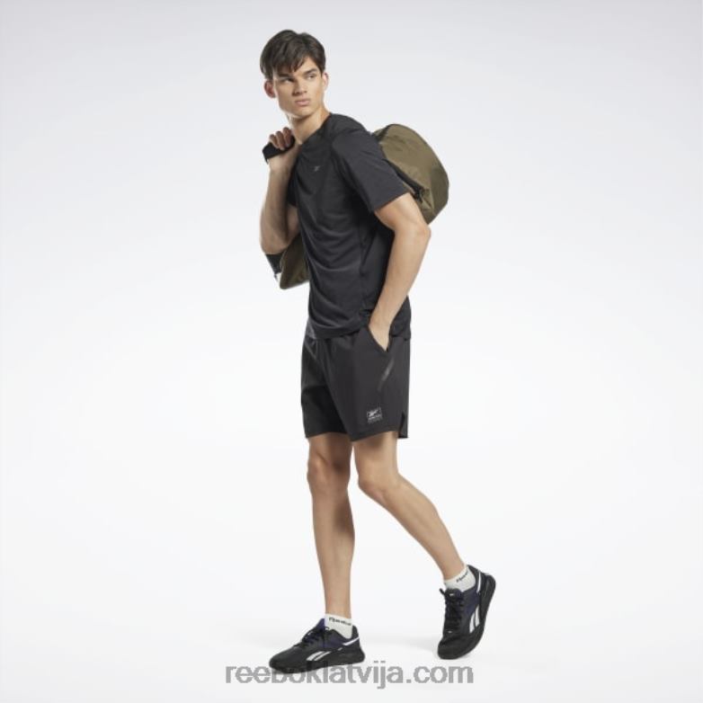 veiktspējas sertificēti stiprības+ šorti vīriešiem 0T4641284 Reebok melns