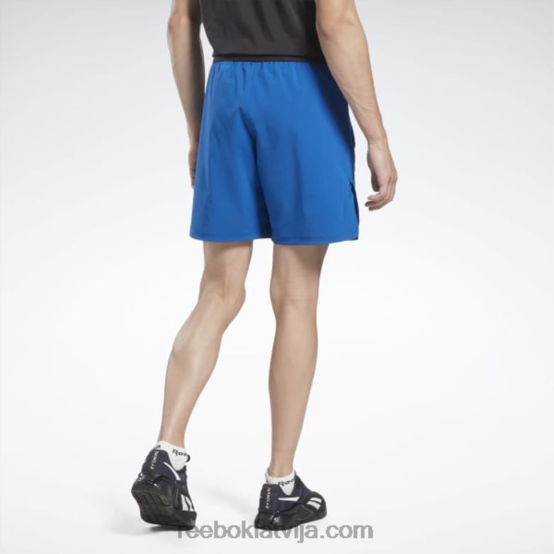 veiktspējas sertificēti stiprības+ šorti vīriešiem 0T4641328 Reebok vektors zils