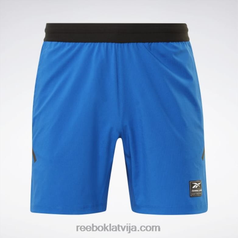 veiktspējas sertificēti stiprības+ šorti vīriešiem 0T4641328 Reebok vektors zils