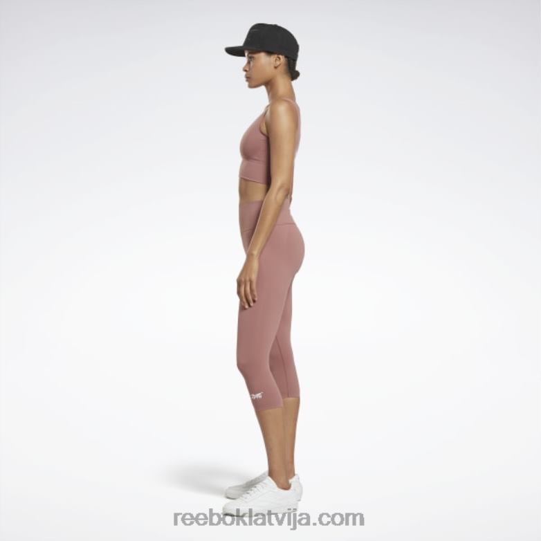 victoria Beckham 5/8 legingi sievietes 0T464867 Reebok izkaltusi zeme