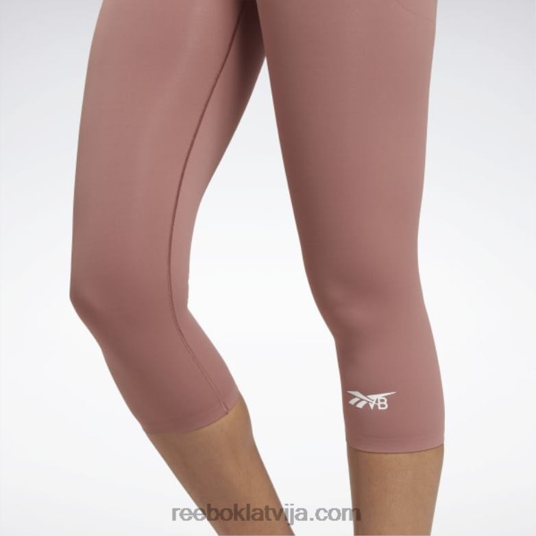 victoria Beckham 5/8 legingi sievietes 0T464867 Reebok izkaltusi zeme