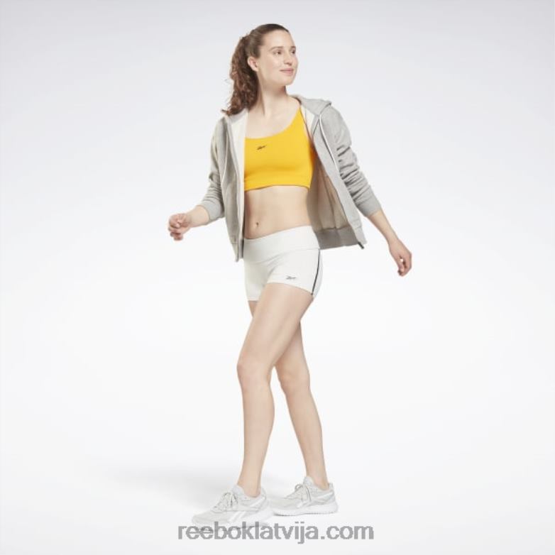 vieno fitnesa chase bootie šorti sievietes 0T464978 Reebok tīri pelēks 1