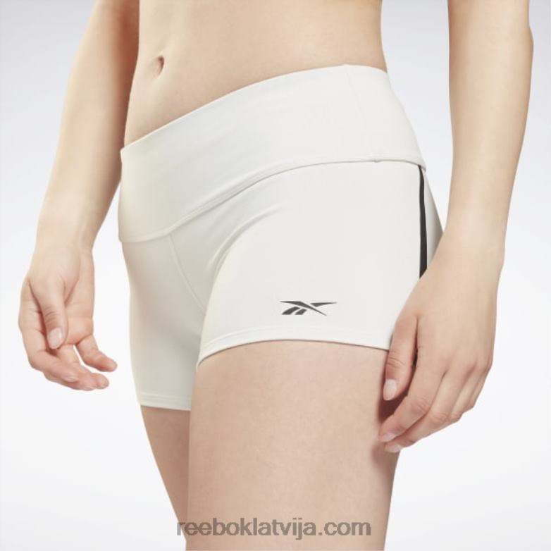 vieno fitnesa chase bootie šorti sievietes 0T464978 Reebok tīri pelēks 1