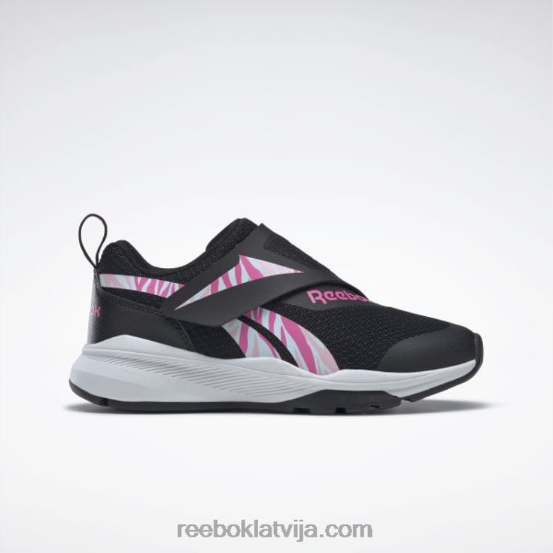 vienādi piemēroti apavi - pirmsskolas bērni 0T4641403 Reebok kodols melns/atomrozā/ftwr balts