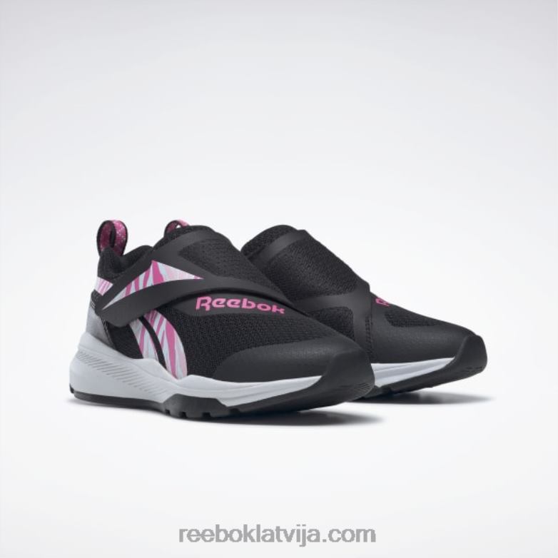 vienādi piemēroti apavi - pirmsskolas bērni 0T4641403 Reebok kodols melns/atomrozā/ftwr balts