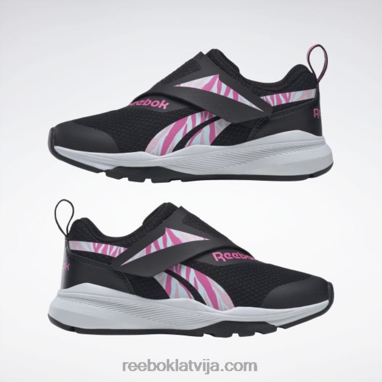 vienādi piemēroti apavi - pirmsskolas bērni 0T4641403 Reebok kodols melns/atomrozā/ftwr balts