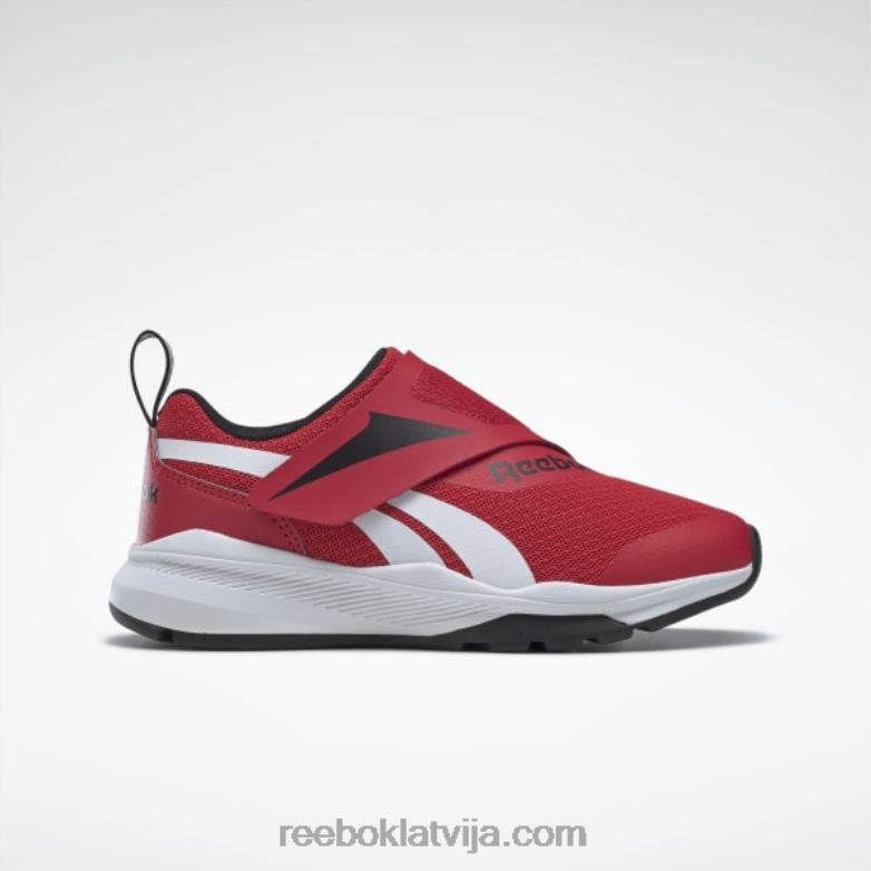 vienādi piemēroti apavi - pirmsskolas bērni 0T4641434 Reebok vektors red/core black/ftwr white
