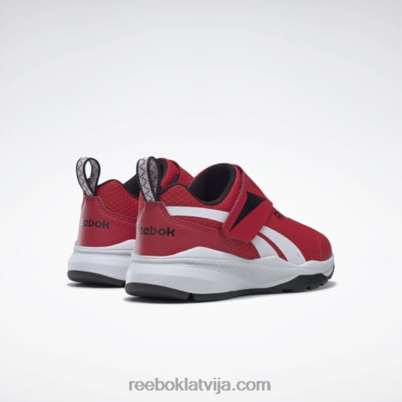 vienādi piemēroti apavi - pirmsskolas bērni 0T4641434 Reebok vektors red/core black/ftwr white